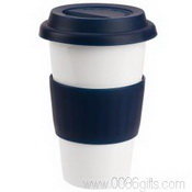 Double Walled Ceramic Mug 300ml - Colour Choice images