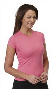 Ladies Cotton Fitted T-Shirt images