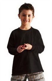Chemise à manches longues pour enfants T images