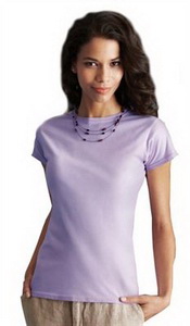 Womens Gildan Cotton Tee Shirt images