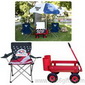 Tailgate Chair, Cooler, Wagon and Umbrella Combo small picture