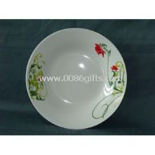 9-inch Porcelain Salad Bowl with Round Shape, Customized Logos and Designs are Accepted images