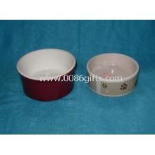 Ceramic Pet Feeding/Dog Bowl , Customized Logos,Sizes, Colors Are Welcome images