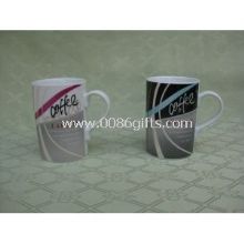 Porcelain full color decal printing design coffee mug,meets FDA,LFGB,84/500/EEC Standards images