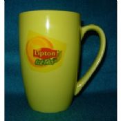 Taza de cerámica forma el vientre para Lipton taza de café images