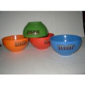 Ceramic Bowl with decal printing Customized logo, meet FDA, CA65, LFGB and 84/500EEC test images