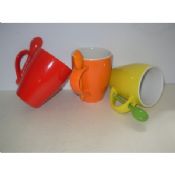 Ceramic Coffee Mug with spoon set images
