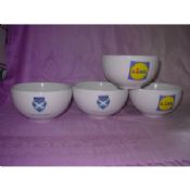 Głębokie miski ceramiczne z kalkomanii drukowanie niestandardowe logo, FDA, CA65, LFGB i 84/500EEC test images