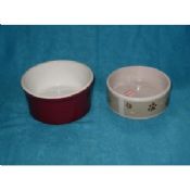 Ceramic Pet Feeding/Dog Bowl , Customized Logos,Sizes, Colors Are Welcome images