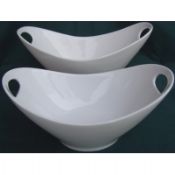 Fine Porcelain Bowl with Hole for Chopsticks images