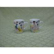 Full Decal Drum shaped Porcelain Coffee Mug images