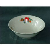 Porcelian salad bowl,Comes in white,customized designs accepted,dishwasher ＆microwave safe images
