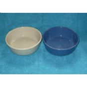 Solid color ceramic pet feeding bowl, customized logos,designs and sizes are welcome images