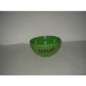 Stoneware Bowl with Decal Print Customized Logo, Meets FDA, CA65, LFGB and 84/500EEC Tests images