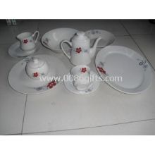 47-piece Porcelain Dinnerware Set with Simple but Elegant Decal Printing images
