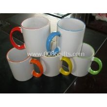 Ceramic Mug, Color Handle Mug images