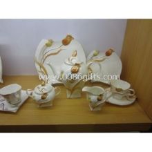 High Quality New Bone China Enamel Dinnerware Set images