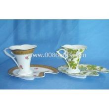 New Bone China Elegant Tea Cup& Coffee Sets with Gold Decal Design, contact food grade images