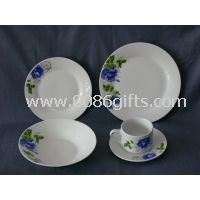 Porcelain 20Pcs Decal Dinnerware Sets with Customized Designs images