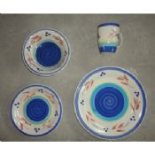 16-piece керамические наборы посуды с полной цветной печати images