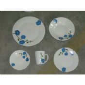 20pcs porselen makan set dengan desain bunga images