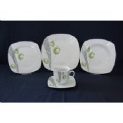 Fine Porcelain Dinner Set with Full Color Decal Printing images