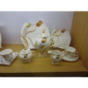 Høj kvalitet nye Bone China emalje porcelæn sæt images
