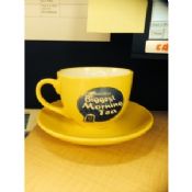 Porslin Cappuccino storlek kaffe kopp/tefat uppsättning images