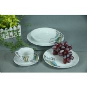Porcelain Dinnerware Set,Customized Decal Design,Meets FDA,LFGB,CA65,84/500/EEC Standards images