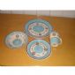 16Pcs tangan-dicat asperware Dinner Set, bertemu FDA, CPSIA, CA65, LFGB dan 84/500/EEC small picture