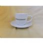 250ml Ceramic Coffee Cup and Saucer Set small picture
