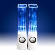 Hot fargerik LED lys musikk dans vann høyttaler med vakre fontene/vann høyttaler images