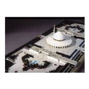 Iconic constructii Model arhitectural Maker, Moscheea miniaturale arhitecturale Model de luare a images