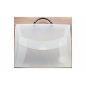 PP File Folder 30mm Elastic Closure , A4 Clear Document briefcase box file images