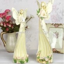 Angel polyresin stearinlys holderen wedding gaver images
