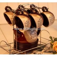 Fashionable coffee cup sets 6cups images