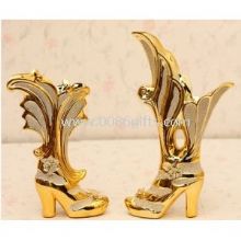 Gold-plated frosted heels furnishing articles images