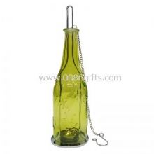 Hanging Bottle Candle Holder - Chartreuse images