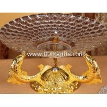 Rich fish fruit tray gold-plating images