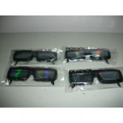 0,06 mm PVC / PET laser linser tre d briller / 3d fyrverkeri briller images