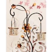 European rural life decoration Wrought iron candlestick images