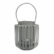 Hængende Cylinder stearinlys lanterne - hvid images