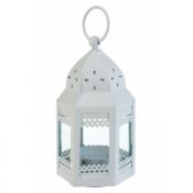 Lentera lilin badai Mini Taj - putih images