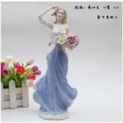 The modern home decoration accessories European girl figurines images