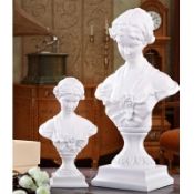 Venus sculpture figures white small and large size both images