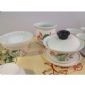 Snow glaze enamel ceramic glaze porcelain enamel lotus style tea sets pots small picture