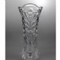 Transparent tall glass vase small picture