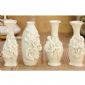White Modern European vase With flower Carving small picture