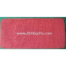 Red PVC Foam Temperature Change Color Mini Shower Bath Mat images