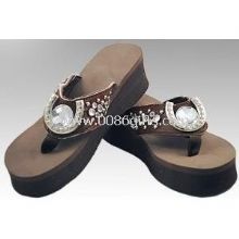 7 Leder EVA PVC PU TPR Rubber EPP EPE Schaum Lady Kinder Flip Flops Pantoffel images